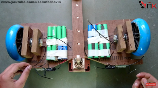 Navin Khambhala's Homemade Hoverboard