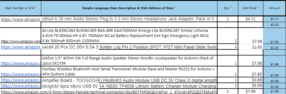 DIY A&T Bluetooth speaker process