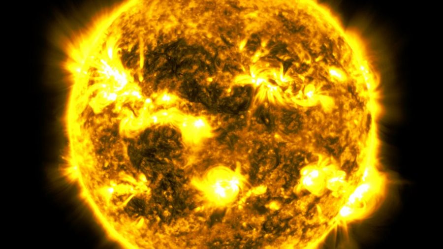 This is a picture of the Sun.
Source: NASA