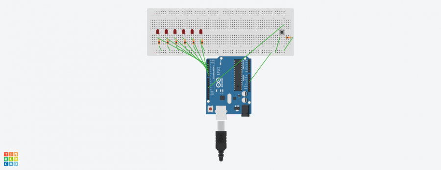 Elegoo Arduino Uno R3- LED Dice