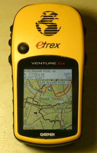 "Osm Cycle Map on my GPS" by gravitystorm is licensed under CC BY-NC-SA 2.0