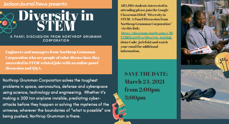 Northrop Grumman Provides Diversity in STEM Panel for Middle School Students