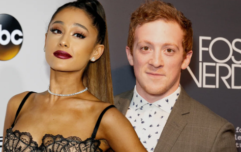 Ariana Grande (left) and Ethan Slater (right)