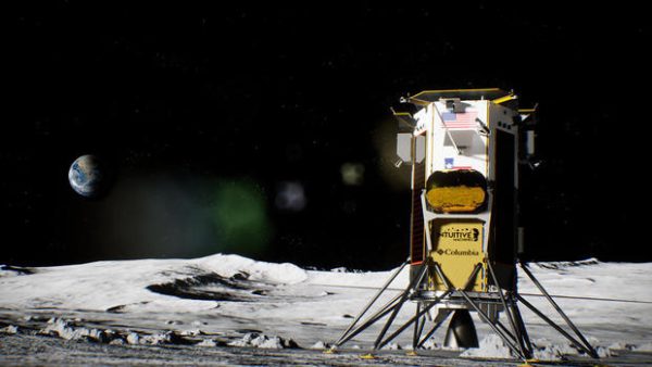 Navigation to Story: Intuitive Machines Lander is Tipped Over